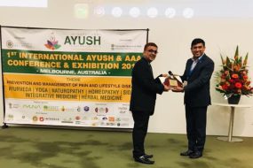 International Ayurveda Physician Dr.Gaurang Joshi was invited as a Guest Speaker at International Conference on Ayush at Melbourne, Australia organised by Australasian Associates of Ayurveda, October 2018