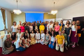 International Ayurveda Physician Dr.Gaurang Joshi conducting Marma Therapy workshop at High Tatra, Slovakia, June 2023